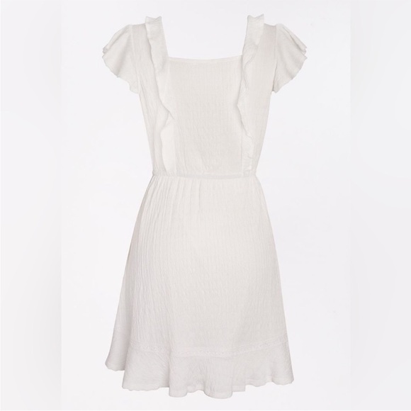 ⭐️⭐️SALE- 2 for $25⭐️⭐️ NWT Maurices White Lace Front Skater Dress Size L - Picture 2 of 5